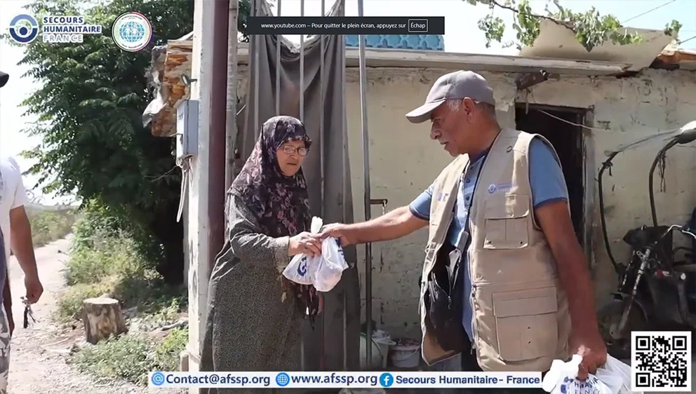 Distribution de Qurbani aux populations démunies de Gaza